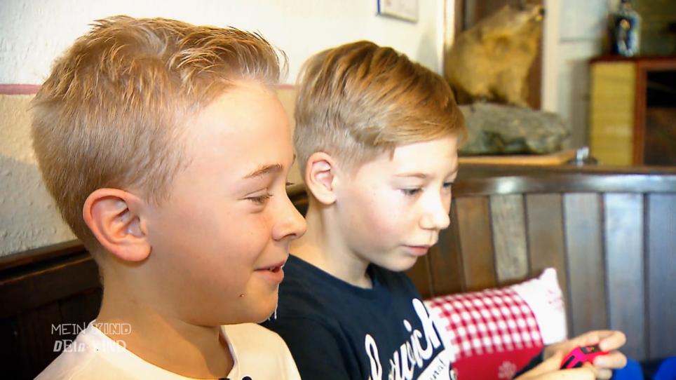 Die beiden Jungs verstehen sich super Die beiden Jungs verstehen sich super