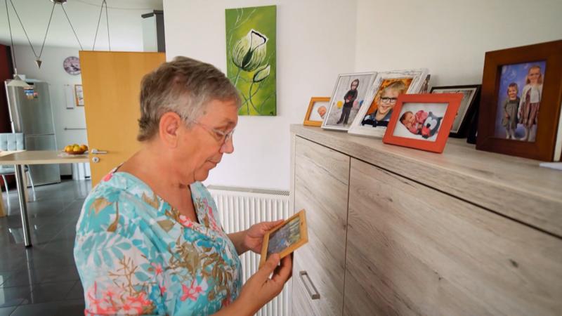 Ein Zwergspitz gegen das Alleinesein