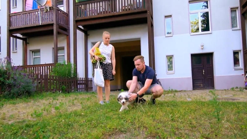 Vierbeiniger Nachwuchs für ein junges Paar