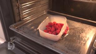Himbeeren mit geschmolzenem Plastik? Himbeeren mit geschmolzenem Plastik?