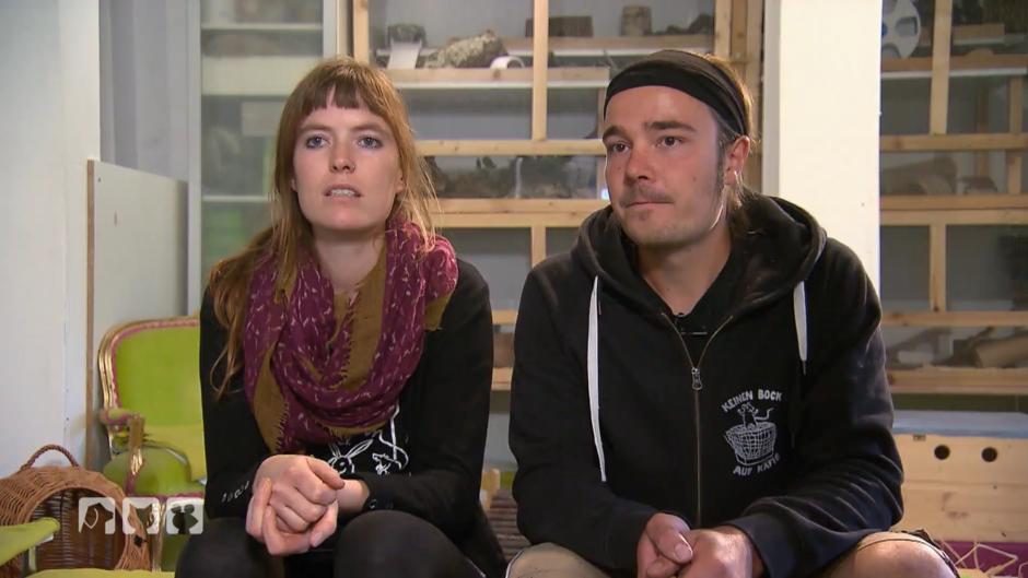 Natascha und Rico leben zusammen mit ihren Nagetieren Natascha und Rico leben zusammen mit ihren Nagetieren