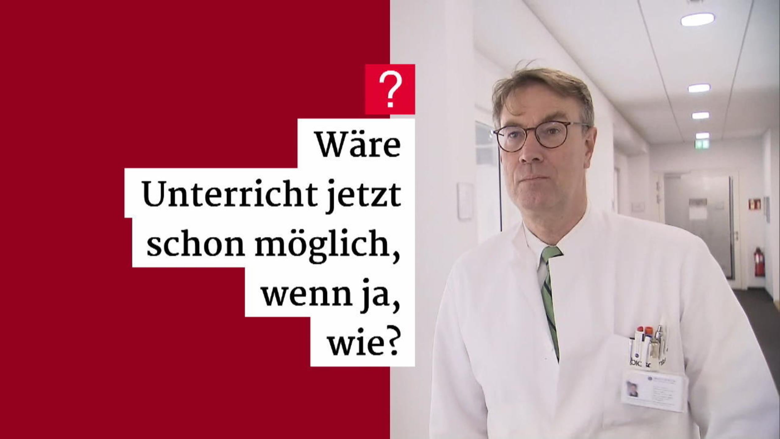 Corona: Wie könnte Unterricht im Falle einer Lockerung aussehen? Corona: Wie könnte Unterricht im Falle einer Lockerung aussehen?