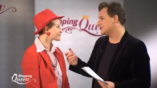 Ihre Majestät ganz in Rot: Anja ist die "Shopping Queen"! Ihre Majestät ganz in Rot: Anja ist die "Shopping Queen"!