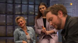 Zwischen Evelyn und Bastian gibt's eine Flirt-Attacke Zwischen Evelyn und Bastian gibt's eine Flirt-Attacke