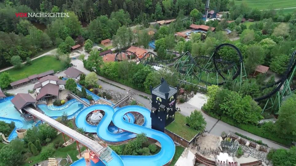 Freizeit-Park mit Mundschutz Freizeit-Park mit Mundschutz