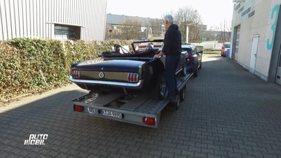 Orkan holt den Ford Mustang von Bremerhaven ab Orkan holt den Ford Mustang von Bremerhaven ab