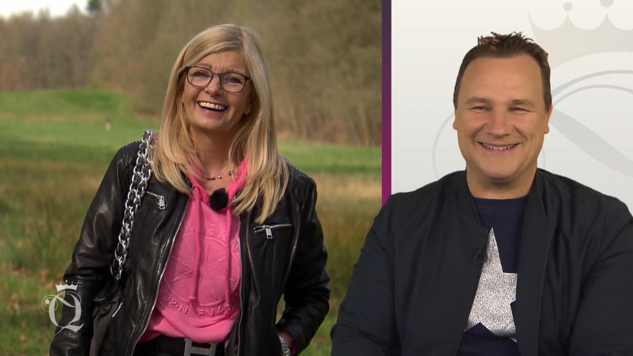Mit Gertrud hat Guido viel zu lachen Mit Gertrud hat Guido viel zu lachen