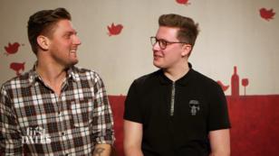 Thomas und Brian sind sich sehr sympatisch Thomas und Brian sind sich sehr sympatisch