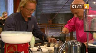Detlef und Frank fangen beim Anrichten an zu zaubern Detlef und Frank fangen beim Anrichten an zu zaubern