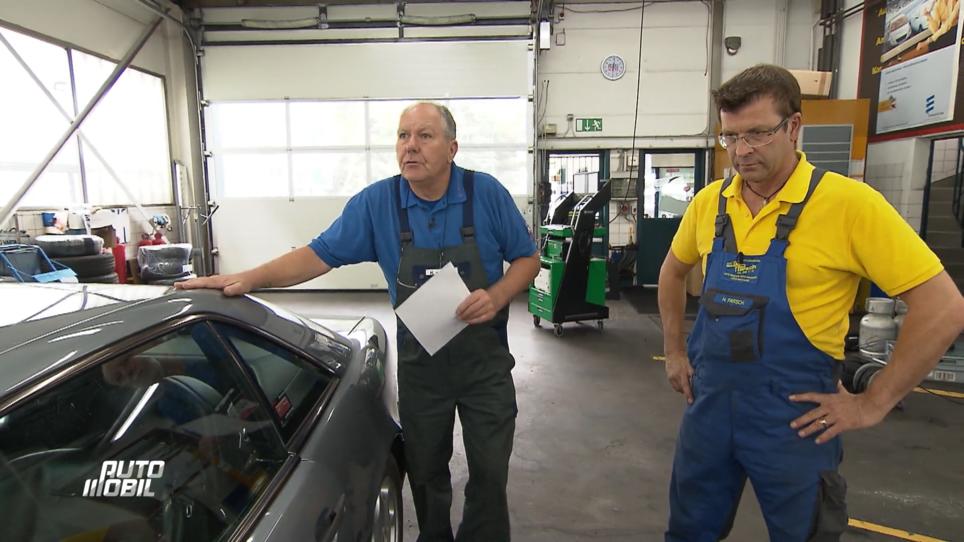 Ein Mercedes SL 500 bei den Autodoktoren Ein Mercedes SL 500 bei den Autodoktoren