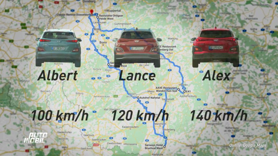 100, 120, 140 kmh: Was ist die beste Reisegeschwindigkeit? 100, 120, 140 kmh: Was ist die beste Reisegeschwindigkeit?