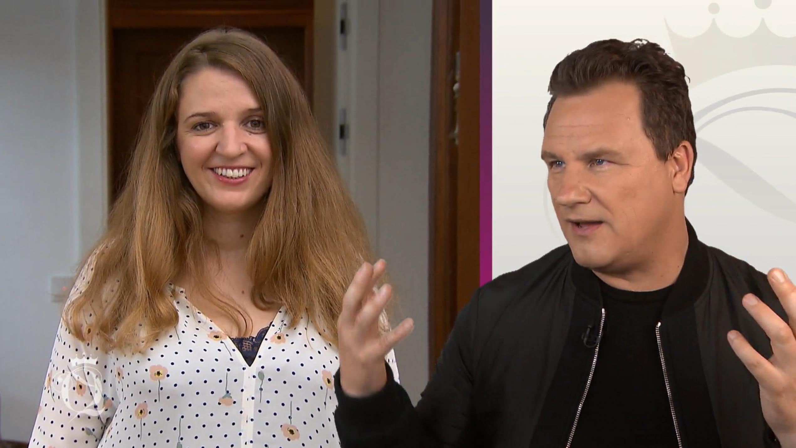 Guido wünscht sich eine neue Frisur an Verena Guido wünscht sich eine neue Frisur an Verena