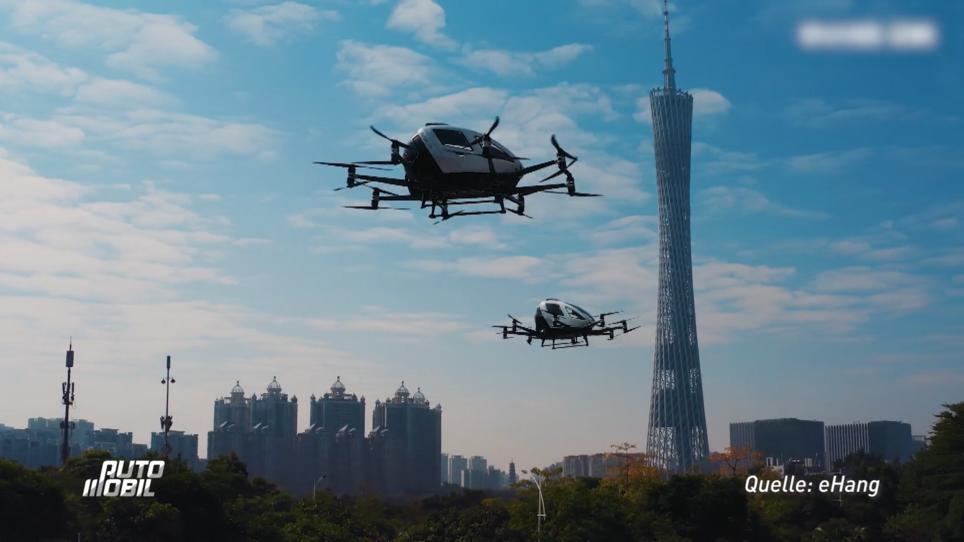 Die Lufttaxis fliegen schon in China Die Lufttaxis fliegen schon in China