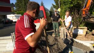 Einkaufs- und Arbeitsstress am Samstag Einkaufs- und Arbeitsstress am Samstag