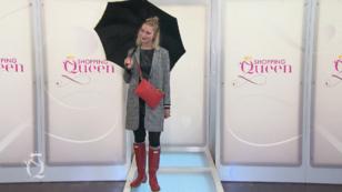 Guido ist begeistert von Lauras Regen-Look Guido ist begeistert von Lauras Regen-Look