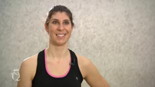 Marina powert sich am liebsten beim Squash aus Marina powert sich am liebsten beim Squash aus