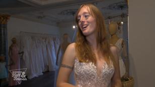 Ilka fühlt sich im Brautkleid wunderschön Ilka fühlt sich im Brautkleid wunderschön