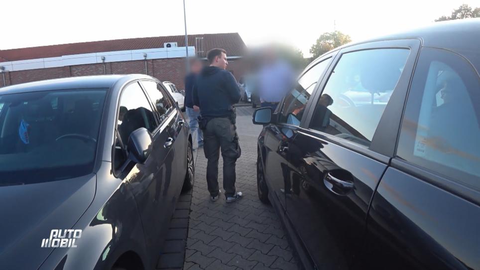 Auffahrunfall auf dem Parkplatz Auffahrunfall auf dem Parkplatz