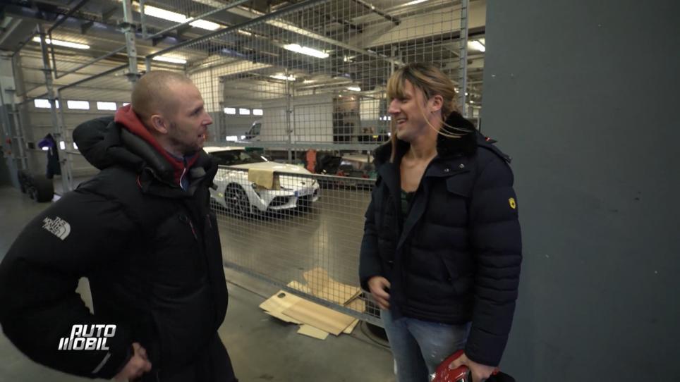 Lance als Stuntfahrer beim Film Lance als Stuntfahrer beim Film