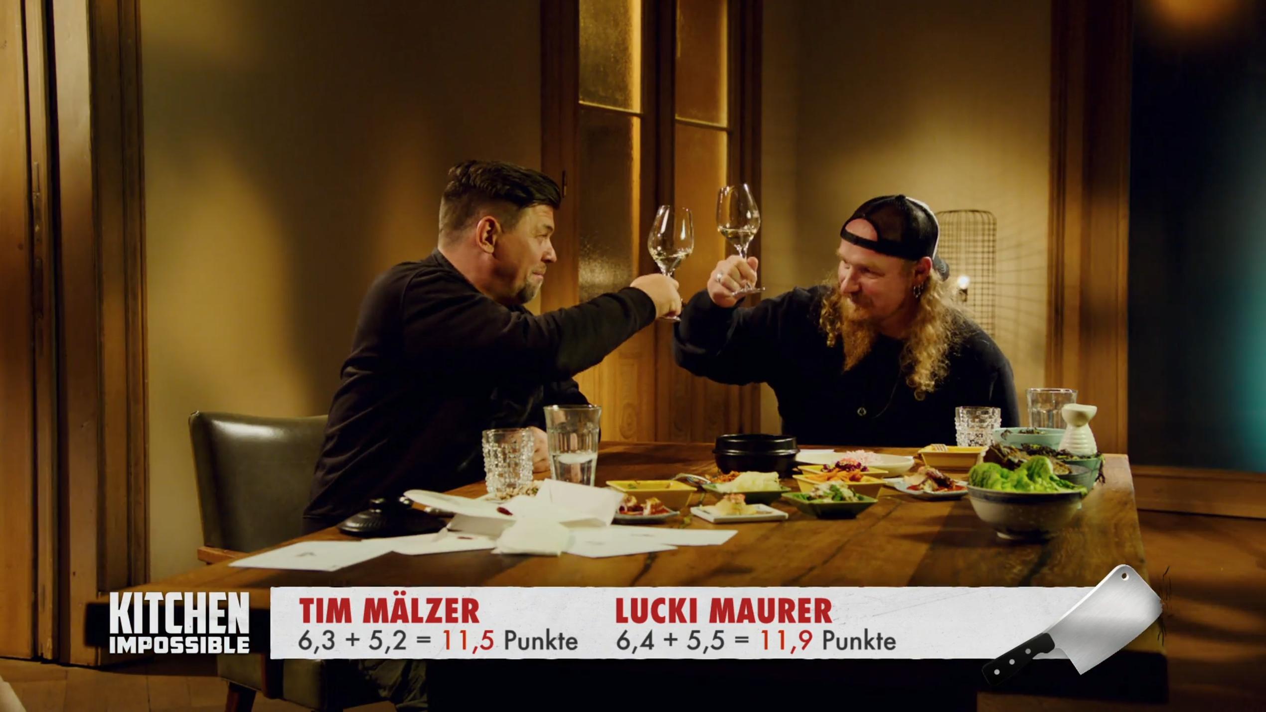 Lucki Maurer schlägt Tim Mälzer bei seinem Debüt Lucki Maurer schlägt Tim Mälzer bei seinem Debüt