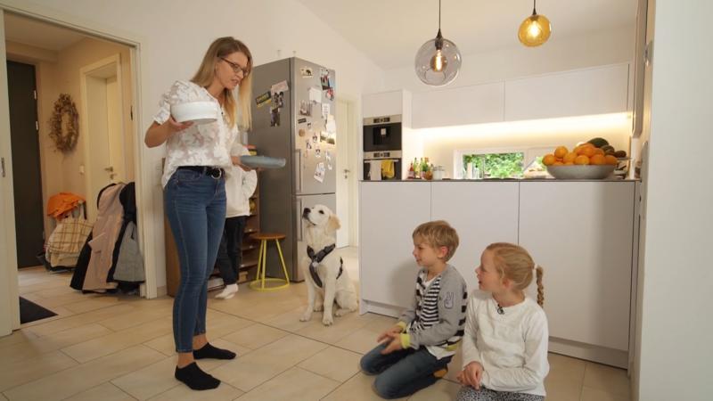 Wettessen mit Welpe Balu