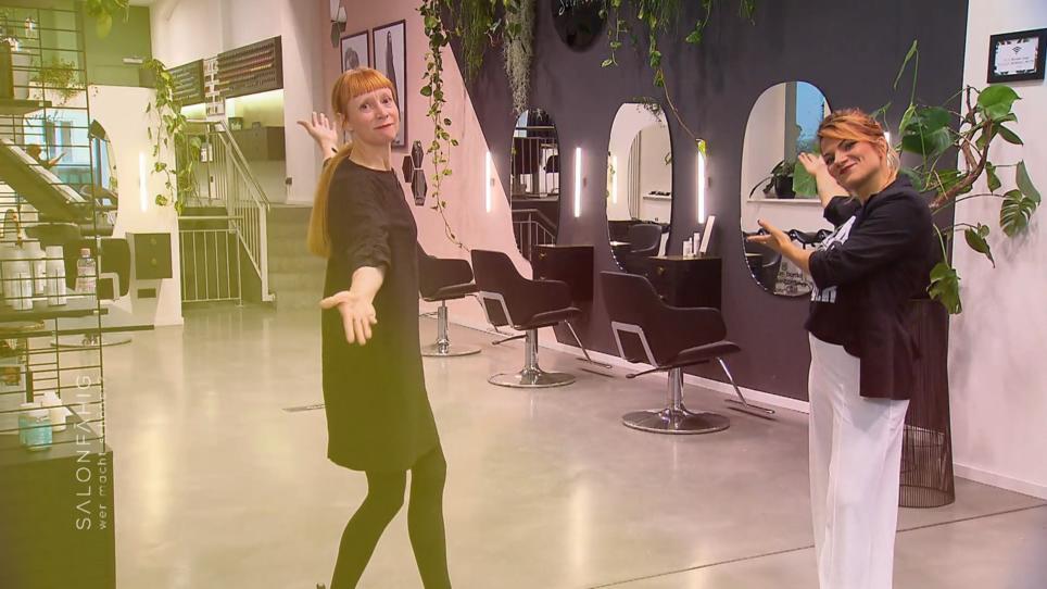 Daniela und Simone zeigen ihre Schnittkünste Daniela und Simone zeigen ihre Schnittkünste