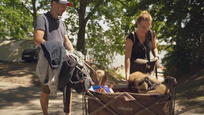 So klappt Camping mit Welpe Dala