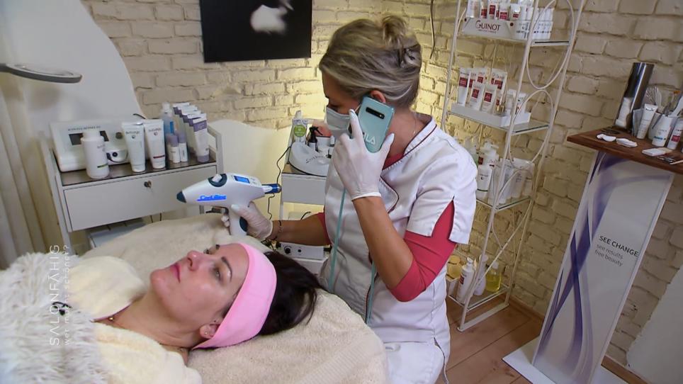 Bei Nicole soll die "Cool-Lifting-Gun" zum Einsatz kommen Bei Nicole soll die "Cool-Lifting-Gun" zum Einsatz kommen