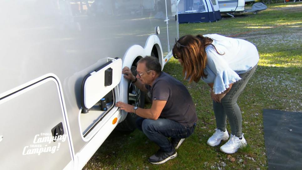 Ingo und Marion kommen am Chiemsee an Ingo und Marion kommen am Chiemsee an