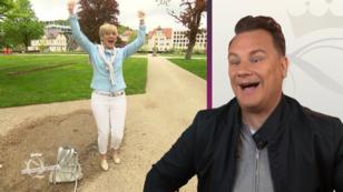 Carmen kriegt sich vor Freude kaum ein Carmen kriegt sich vor Freude kaum ein