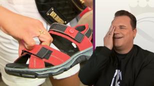"Diese Schuhe sind der Untergang" "Diese Schuhe sind der Untergang"