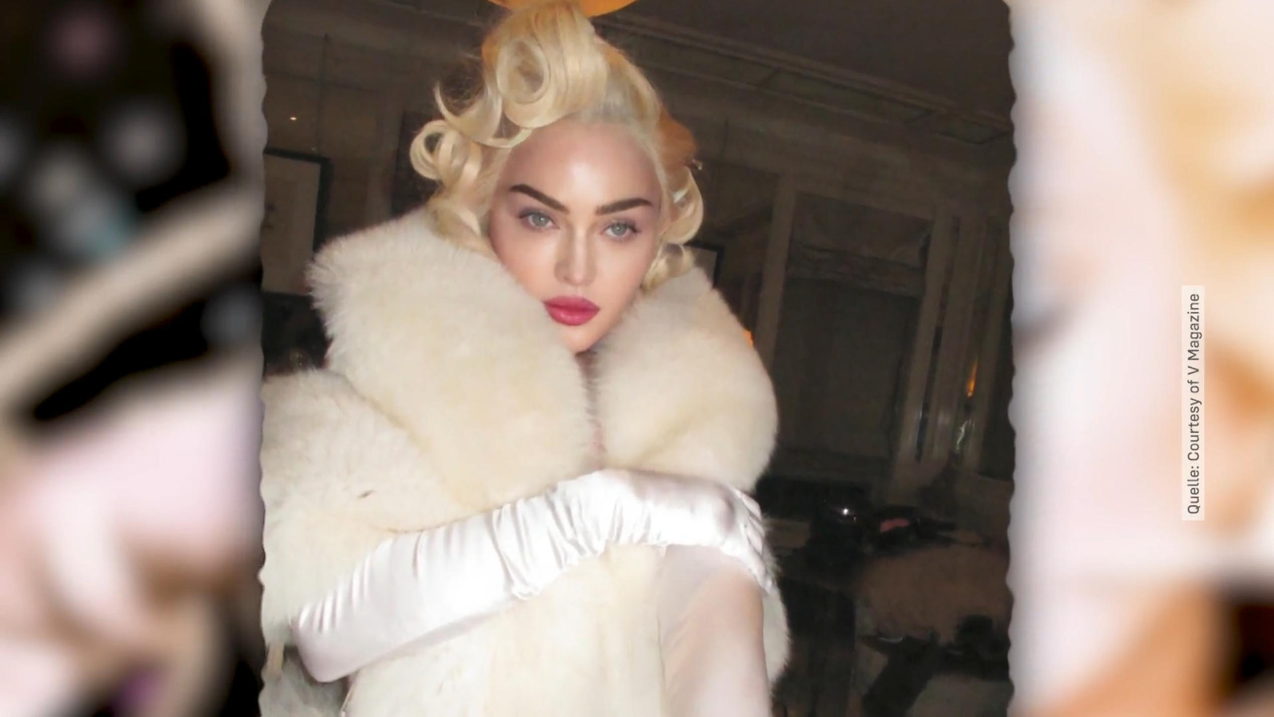 Madonna posiert als tote Marilyn Monroe! Madonna posiert als tote Marilyn Monroe!