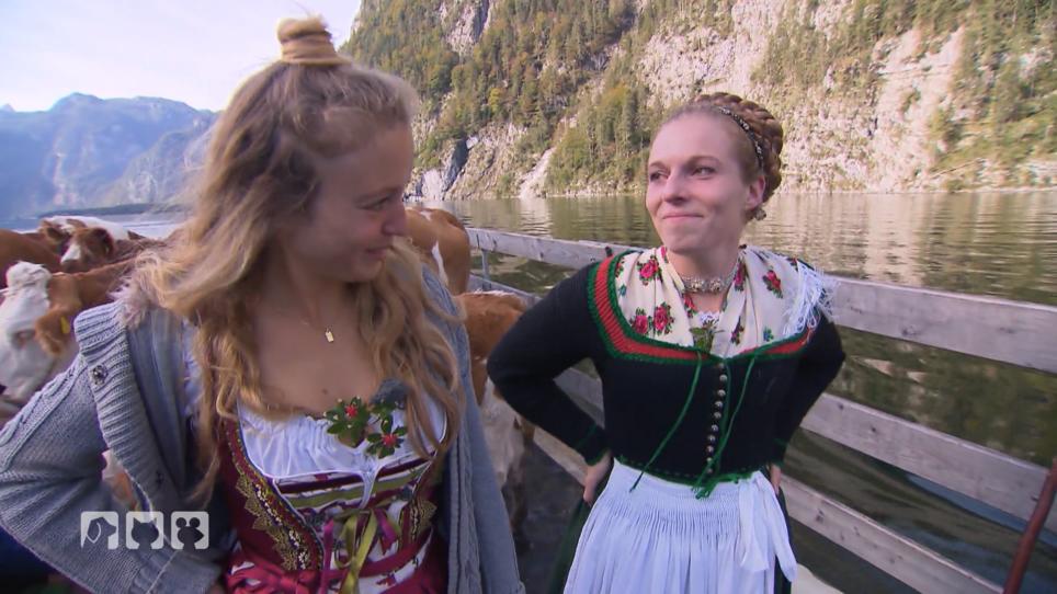 Der Abschied von Alm und Kühen ist sehr emotional Der Abschied von Alm und Kühen ist sehr emotional