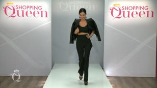 Viviana rockt den Catwalk in schwarz Viviana rockt den Catwalk in schwarz