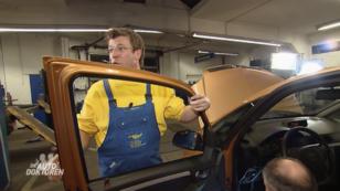 Ein Opel mit Lenkproblemen Ein Opel mit Lenkproblemen