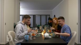 Der erste Gang ist serviert Der erste Gang ist serviert