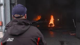 Das Feuer breitet sich rasant aus Das Feuer breitet sich rasant aus