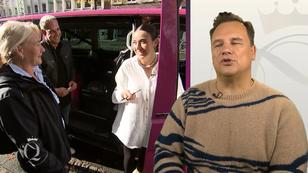 Unerwarteter Besuch am "Shopping Queen" - Bus Unerwarteter Besuch am "Shopping Queen" - Bus