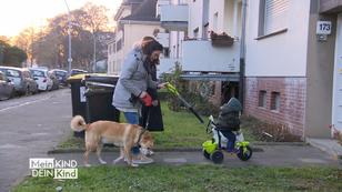 Rut ist sehr konsequent mit ihrem Sohn Rut ist sehr konsequent mit ihrem Sohn