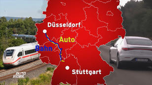 Bahn gegen E-Auto: Was ist umweltschonender? Bahn gegen E-Auto: Was ist umweltschonender?