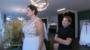Sandra möchte sich in ihrem Brautkleid richtig wohl fühlen Sandra möchte sich in ihrem Brautkleid richtig wohl fühlen