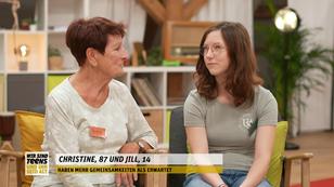 Christine und Jill sind schüchtern Christine und Jill sind schüchtern