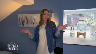 Amelie ist besonders stolz auf ihre neue Bar Amelie ist besonders stolz auf ihre neue Bar