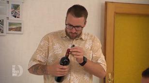 Zeitfalle Rotwein-Flasche-ö ffnen Zeitfalle Rotwein-Flasche-ö ffnen