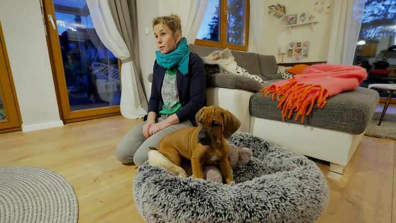 Konrad erkundet sein neues Zuhause