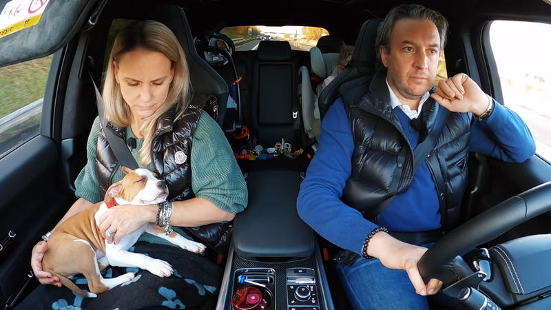 Die erste lange Autofahrt für Irma