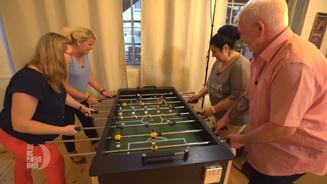 Matthias´ Küchen-Kicker ist der Renner