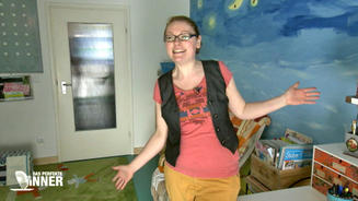 Sandra zeigt ihre kreative Ader