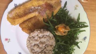 Schweriner Seefisch an Graupenrisotto