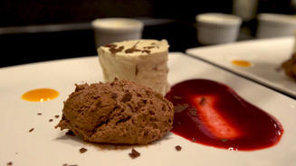  Vanilleparfait mit Mousse au Chocolat